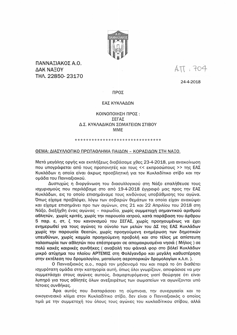 pannaxiakos ao diasyllogiko paidon korasidon 1
