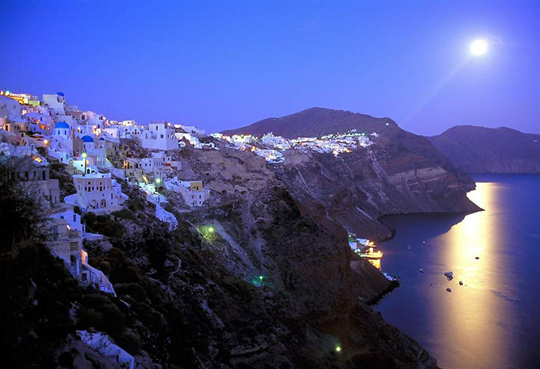 santorini caldera