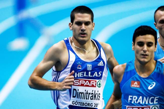 Στη φωτογραφία ο πρωταθλητής Ελλάδος στα 800 και τα 1500 μέτρα, Αντρέας Δημητράκης, του Πανναξιακού