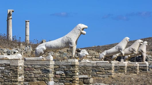 delos the terrace of the lions