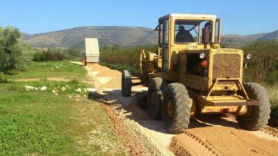 Νέα πρόσκληση του ΥΠΑΑΤ προς τους Δήμους - 65 εκατ. ευρώ για αγροτική οδοποιία