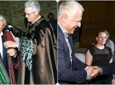 Ο Μανώλης Γλέζος, επίτιμος διδάκτορας της Σχολής Μηχανικών Μεταλλείων–Μεταλλουργών του Εθνικού Μετσόβιου Πολυτεχνείου