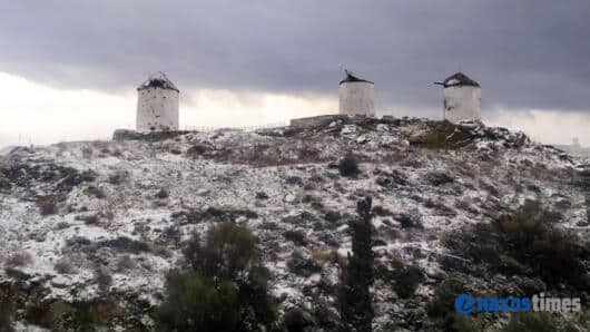 Έντονα καιρικά φαινόμενα στην Περιφέρεια Νοτίου Αιγαίου – Χιονοπτώσεις, θυελλώδεις άνεμοι
