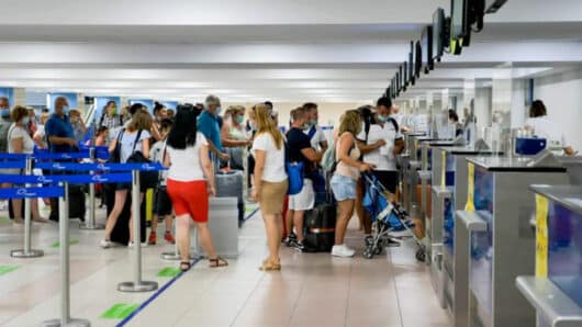Διεθνής επιβατική κίνηση: Μεικτή εικόνα στα αεροδρόμια με πτώση για Μύκονο και Σαντορίνη