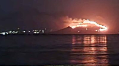 Μεγάλη φωτιά στην Πάρο – Ορατή και από τη Νάξο (video+φώτος)