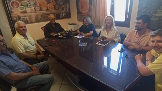 Συνάντηση της Ε.Α.Σ. Νάξου με τις υποψήφιες του ΣΥΡΙΖΑ-ΠΣ Ολυμπία Τελιγιορίδου και Κατερίνα Γιαννακά