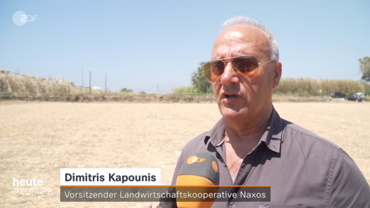 Δ. Καπούνης στο γερμανικό ZDF: «Εκπέμπουμε SOS, η Νάξος δεν έχει νερό, να σταθεί δίπλα μας η Πολιτεία!»