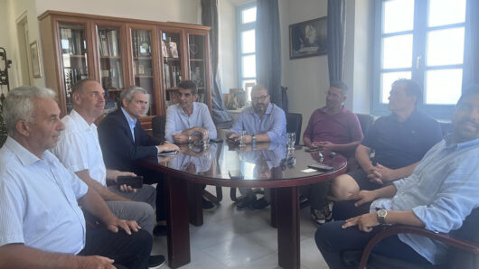 Ο Υφυπουργός Εργασίας και Κοινωνικής Ασφάλισης κ. Κώστας Καραγκούνης επισκέφτηκε τη Νάξο