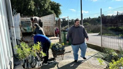 Περιφερειακό Φυτώριο: Άμεση ανταπόκριση σε φορείς και σχολεία που ζητούν φυτά και δέντρα