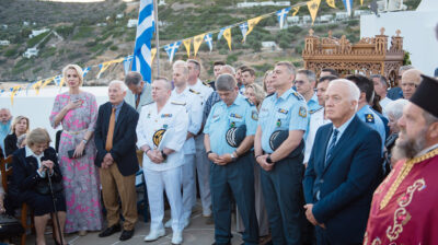 Στη Σίφνο ο Αρχηγός του Λιμενικού Σώματος Τρύφων Κοντιζάς για επίσκεψη και τη δοξολογία της Αναλήψεως