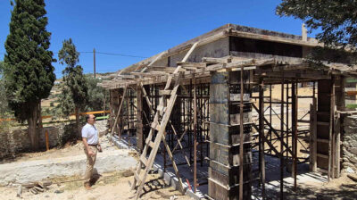 Επίσκεψη Δημάρχου Πάρου στα έργα της Δημοτικής Κοινότητας Αγκαιριάς