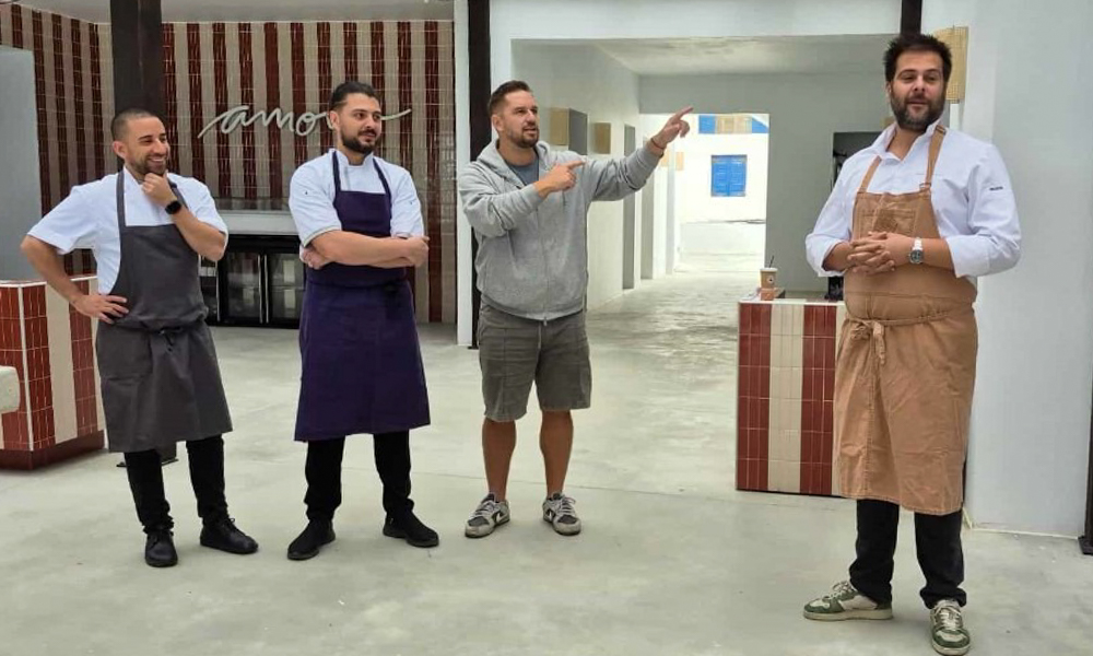 μαθητές μια βραδιά κάτω από την ελιά