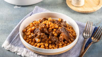 Μοσχάρι με ρεβίθια