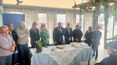 Παρουσία του Φίλιππου Φόρτωμα στην κοπή της βασιλόπιτας της Δημ.Τ.Ο. Νέας Δημοκρατίας Τήνου