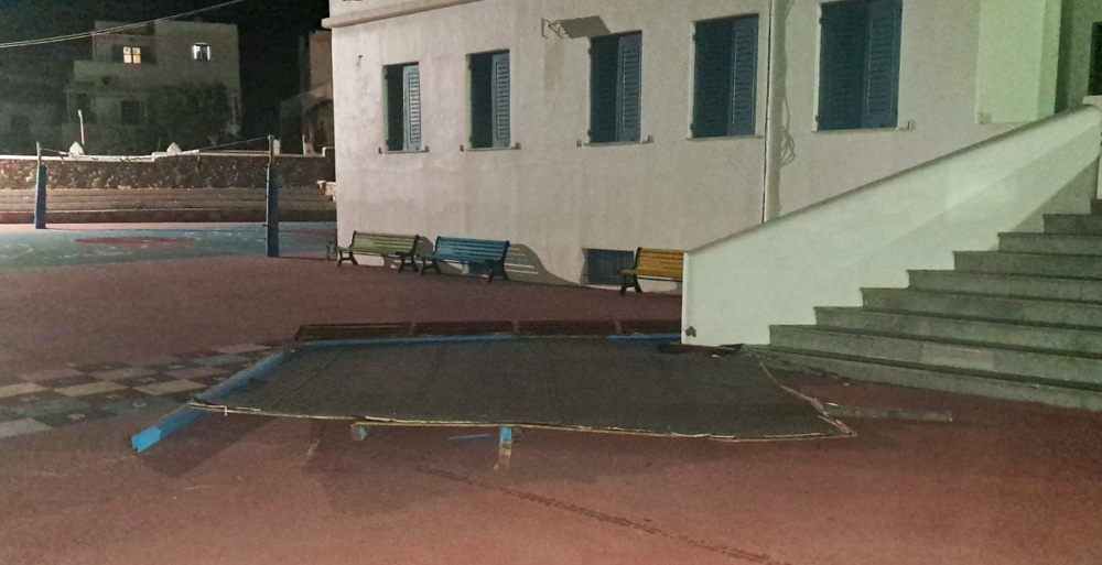 πέργκολα σχολείο Κουφονησίου