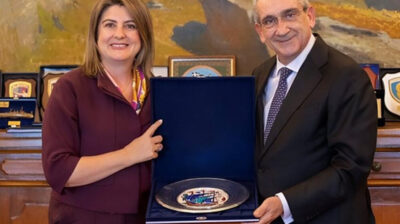 Συνάντηση του Περιφερειάρχη Νοτίου Αιγαίου με τη νέα Γενική Πρόξενο της Τουρκίας