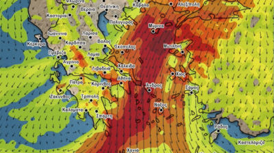 Καιρός: Έρχονται βροχές και πολύ δυνατούς βοριάδες στο Αιγαίο έως και 9 με 10 μποφόρ