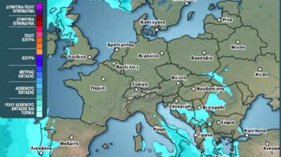 Καιρός: Ψυχρό κύμα καταφτάνει στη χώρα από την Βορειοανατολική Ευρώπη