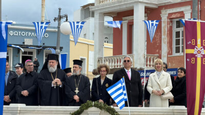 Η Κατερίνα Μονογυιού εκπροσώπησε τη Βουλή των Ελλήνων στις εορταστικές εκδηλώσεις της 25ης Μαρτίου στην Τήνο
