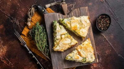 Νηστίσιμη σπανακόπιτα