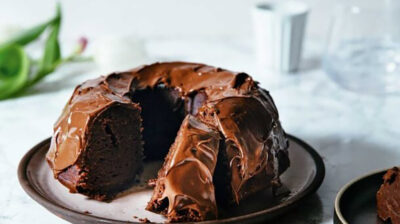 Νηστίσιμο κέικ με κακάο, χωρίς μίξερ