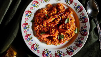 Μικρασιάτικες σουπιές με ρύζι