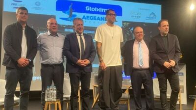 8o AegeanBall Festival-Γ. Πρίντεζης: «Ιδιαίτερα χαρούμενος φέτος γιατί έχουν ξεκινήσει οι εργασίες στο κλειστό της Σύρου» (video)