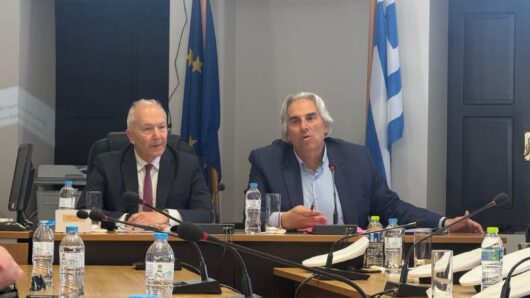 Στην Τήνο ο Υφυπουργός Ναυτιλίας Στέφανος Γκίκας μετά την άμεση ανταπόκρισή του στο κάλεσμα του Δημάρχου Παναγιώτη Κροντηρά