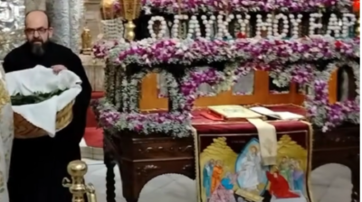 Πάρος: «Σείστηκε» ο Ι.Ν της Παναγίας Εκατονταπυλιανής στο Ανάστα ο Θεός (video)