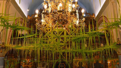 Κυριακή των Βαΐων: Εντυπωσιακός στολισμός στην Παναγία Τουρλιανή της Μυκόνου