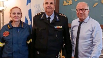 Συνάντηση του Χωρικού Αντιπεριφερειάρχη Κυκλάδων με τo νέο Συντονιστή Πυροσβεστικών Επιχειρήσεων Βορείου, Νοτίου Αιγαίου και Κρήτης