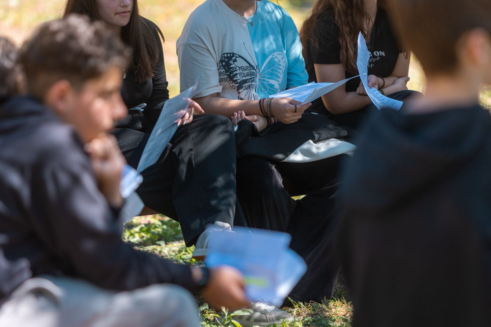Μαθητές γυμνασίου Τριπόδων - Κάμπονες