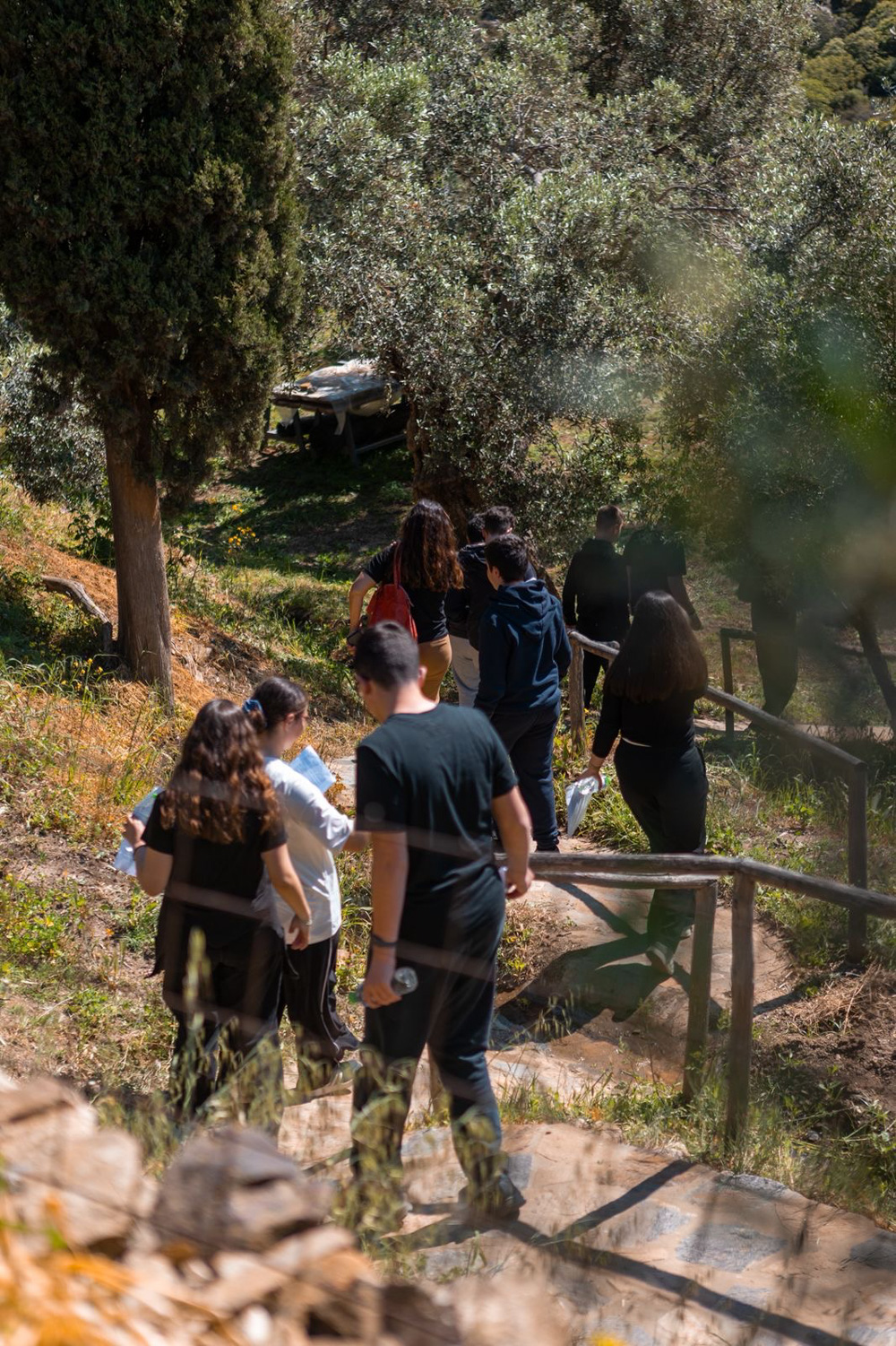 Μαθητές γυμνασίου Τριπόδων - Κάμπονες