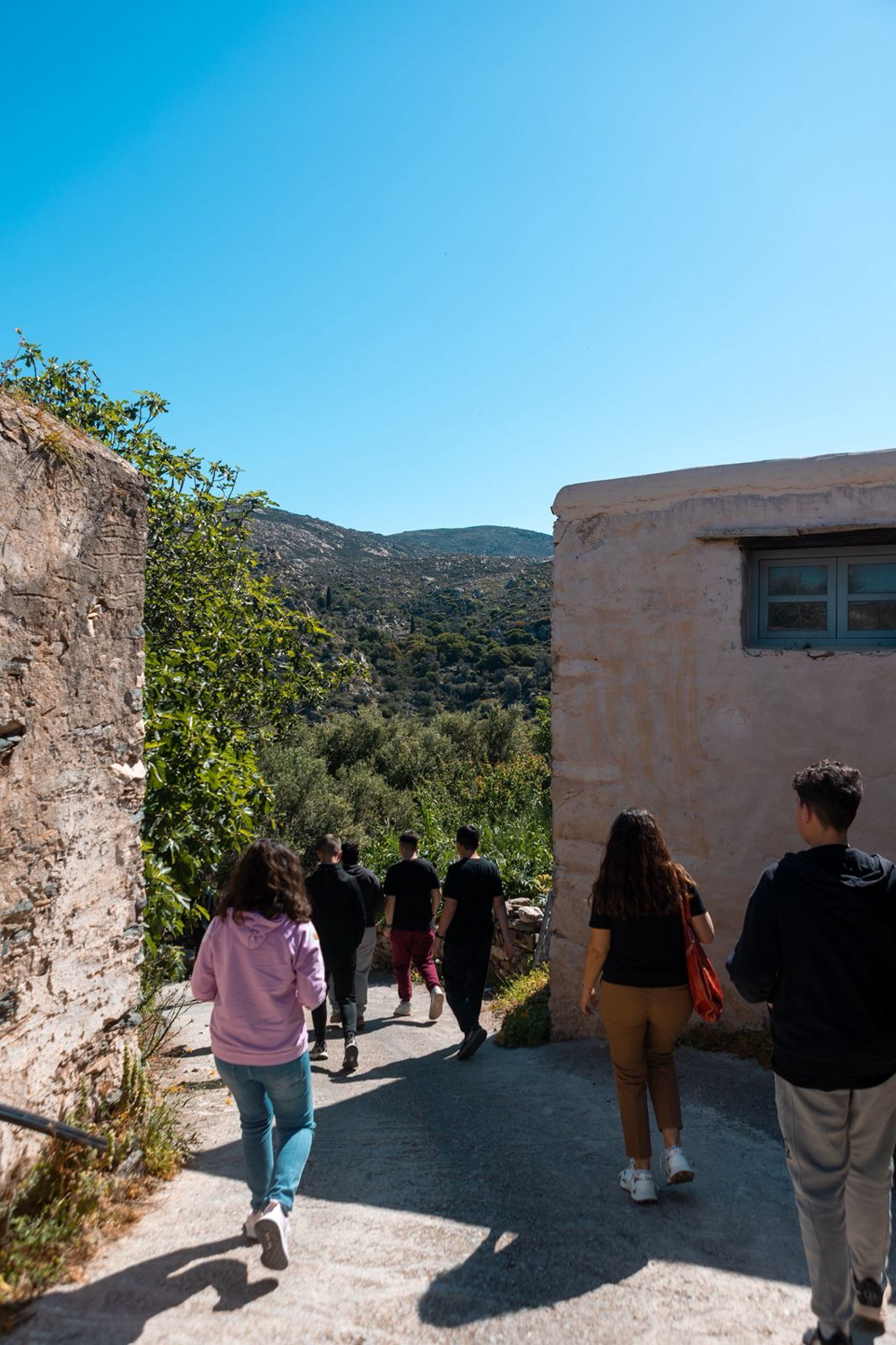 Μαθητές γυμνασίου Τριπόδων - Κάμπονες
