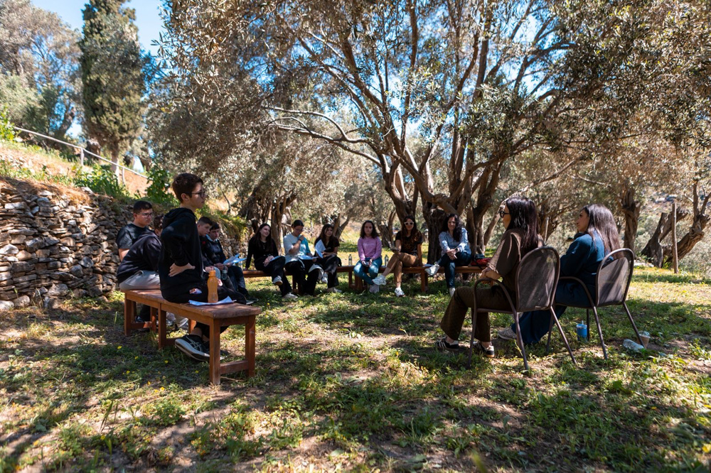 Μαθητές γυμνασίου Τριπόδων - Κάμπονες