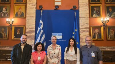 Συνάντηση της Κατερίνας Μονογυιού στη Βουλή με το Σύνδεσμο Κοινωνικών Λειτουργών Ελλάδος & το Περιφερειακό Τμήμα Νοτίου Αιγαίου