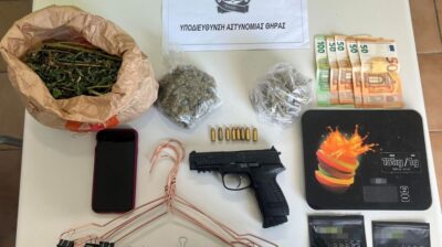 Αστυνομική επιχείρηση για την καταπολέμηση της διάδοσης των ναρκωτικών πραγματοποιήθηκε στη Θήρα