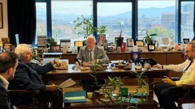 Στο επίκεντρο νερό, λιμάνι και υποδομές στη νέα συνάντηση Π. Κροντηρά και Στ. Γκίκα