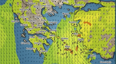 Καιρός: Με ήλιο, μελτέμια και άνοδο της θερμοκρασίας το Σαββατοκύριακο στις Κυκλάδες