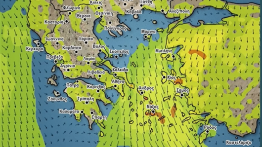 Καιρός: Με ήλιο, μελτέμια και άνοδο της θερμοκρασίας το Σαββατοκύριακο στις Κυκλάδες