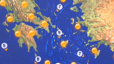 Καιρός: Θυελλώδη μελτέμια έως 9 μποφόρ στις Κυκλάδες – Πότε υποχωρούν οι άνεμοι
