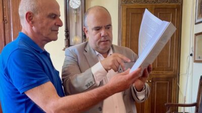 Σύρος: Συνάντηση του Δημάρχου Αλέξανδρου Αθανασίου με τον Δήμαρχο της Ηρωικής Νήσου Ψαρών