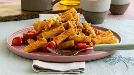 Tortiglioni φούρνου με πανσέτα και γραβιέρα – Ένα πιάτο που θα λατρέψει όλη η οικογένεια