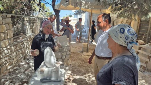 Πάρος: Η τέχνη του μαρμάρου ζωντανεύει στο Εργαστήρι «Νικόλαος Περαντινός»