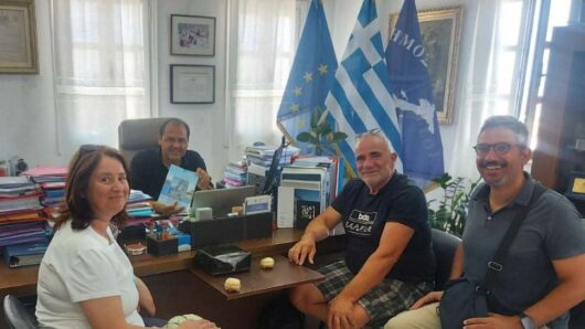 Συνάντηση του Δημάρχου Αμοργού με το προεδρείο του Συνδέσμου Αμοργινών