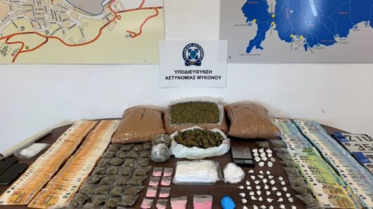 Μύκονος: «Καβάτζα» με κιλά ναρκωτικών – Δύο 23χρονοι στα χέρια της Αστυνομίας
