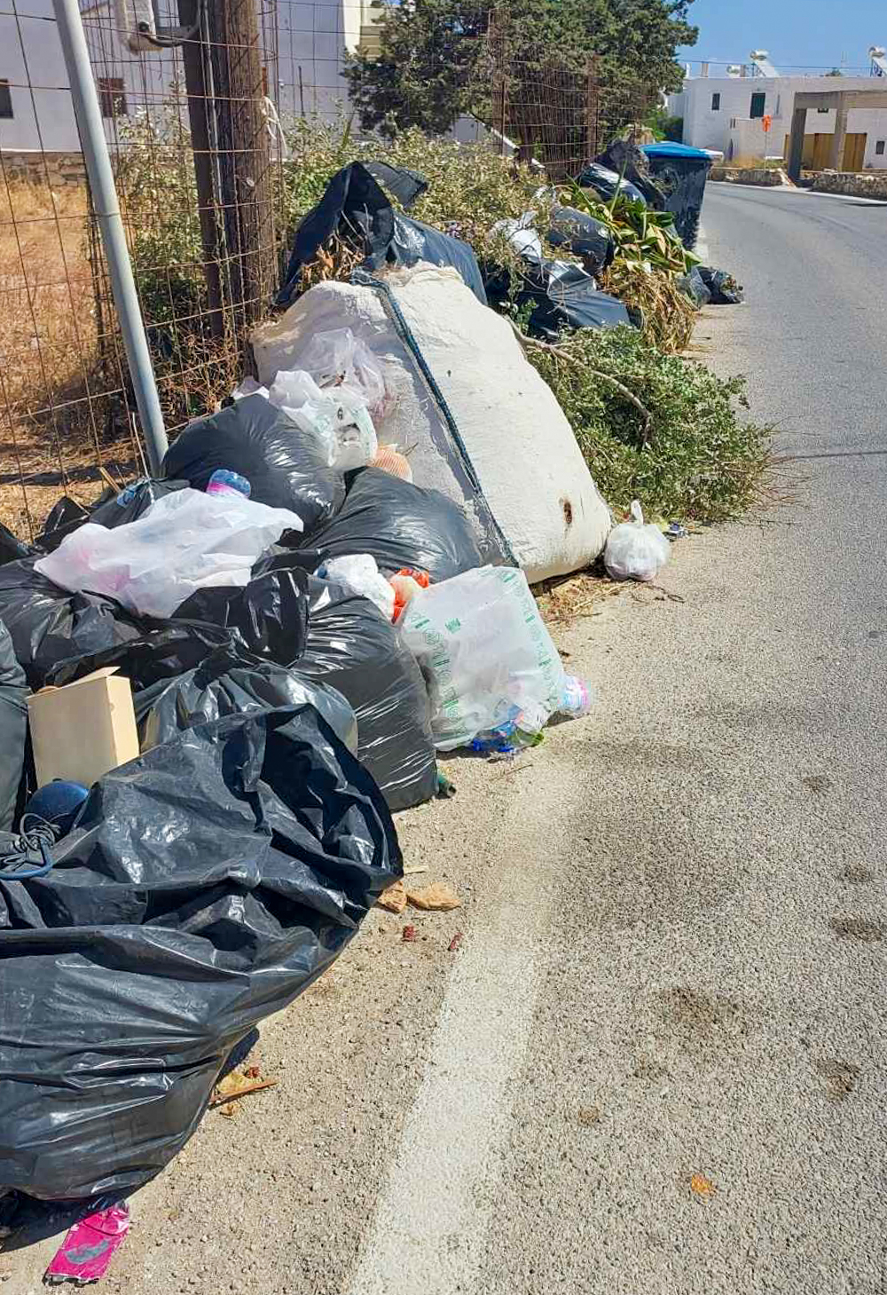 σκουπίδια Πάρος