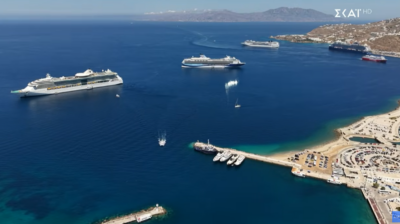 Μύκονος: Η κρουαζιέρα και η διαχείριση των αφίξεων στο «Καλά Νέα» του ΣΚΑΪ (video)